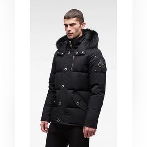 MOOSE KNUCKLES - Neoshear 3Q Down Jacket With Shearling